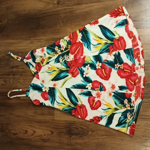 Show Me Your Mumu White Floral Hawaiian Dress SSS - Picture 1 of 5